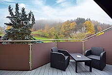Ausblick vom Balkon